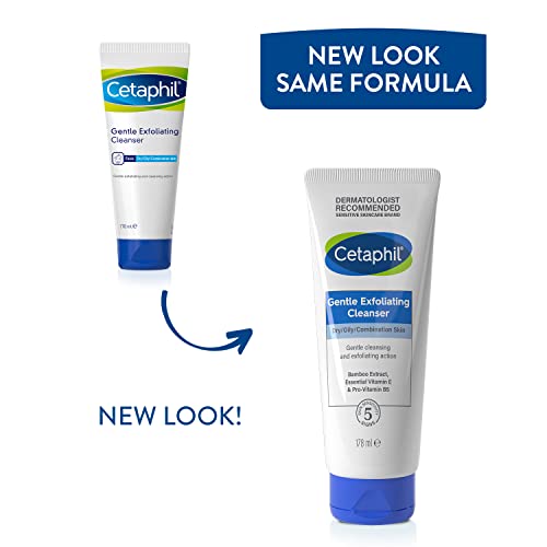 Cetaphil Face Scrub 178ml, Gentle Exfoliating Cleanser, For Dry, Oil & Combination Skin