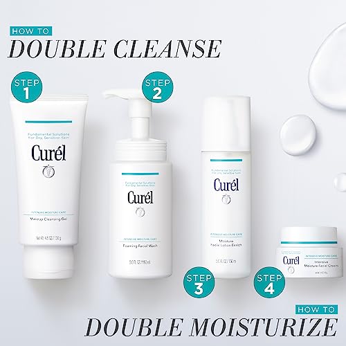 Curel Trial & Travel Kit, Two Week Skincare Routine for Dry, Sensitive Skin