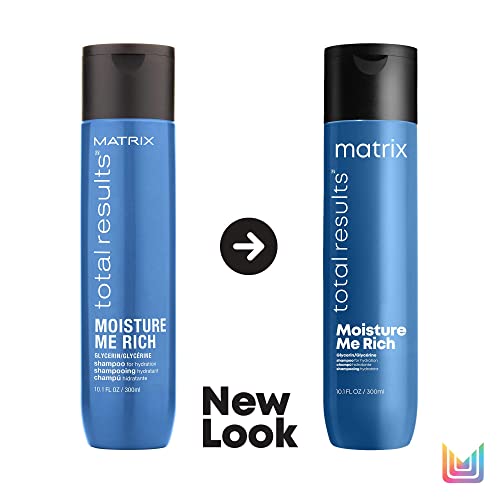 Matrix | Moisture Me Rich | Hydrating Shampoo to Leave Hair Shiny and Feeling Soft, for Dry, Brittle Hair, Total Results