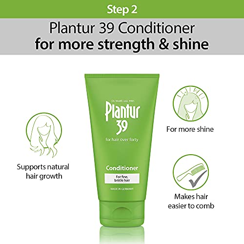 Plantur 39 Caffeine Shampoo and Conditioner Set Prevents and Reduces Hair Loss | For Fine Brittle Hair | Unique Galenic Formula Supports Hair Gro