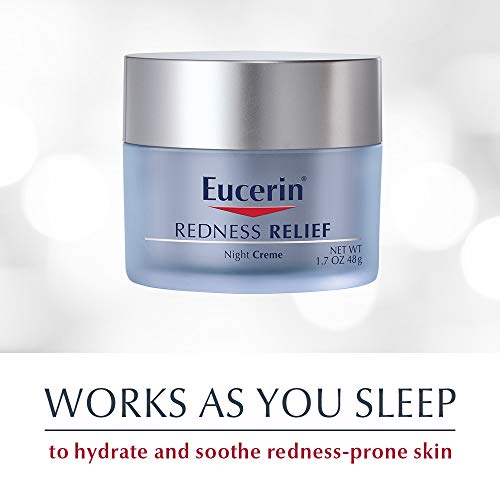 Eucerin Sensitive Skin Redness Relief Soothing Night Creme 1.7 Ounce