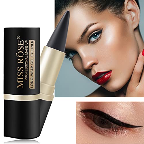 Black Eyeliner,Eyeliner Pencil Long Lasting, Quick Dry Waterproof Smudge Proof Makeup, Face Painting,Suitable For All Eye Shapes Eye Liner And Bo