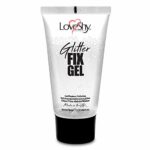 Glitter Fix Gel by LoveShy Cosmetics - (50ml) Vegan Face and Body Adhesive Primer glue for glitter, eye shadow, pigment, eye dust application