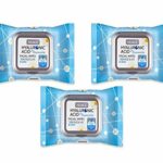 Hyaluronic Acid Skin Renewing Facial Wipes with Chamomile for Cleansing and Moisturising Sensitive and All Skin Types 30 Wipes (3 Pack - Total 90
