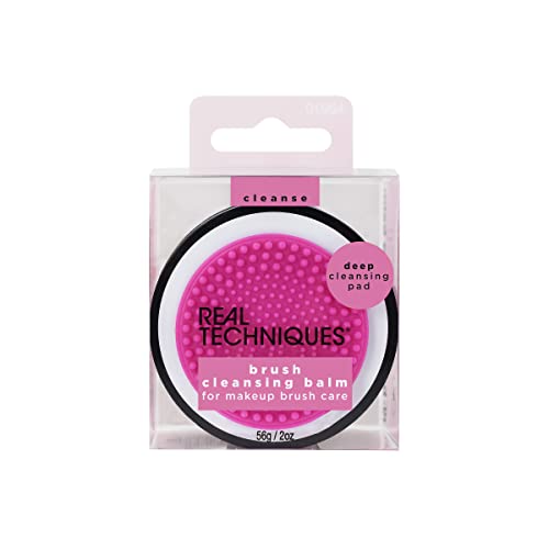 Real Techniques Brush Cleansing Balm with Deep Cleansing Pad for Makeup Brush Care