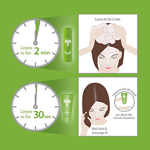 Plantur 39 Caffeine Shampoo and Conditioner Set Prevents and Reduces Hair Loss | For Fine Brittle Hair | Unique Galenic Formula Supports Hair Gro