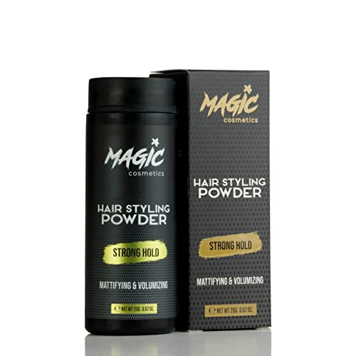 Magic Cosmetics Hair Powder Men | Unisex Root Hair Styling Matt Look | Anti-Gravity Powder Styler | Invisible Texture | Instant Volume and Root B