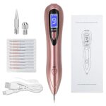 CHRERNA Skin Tag Pen Remover Kit, Mole Pen Removal Kit with 9 Strength Levels &Replaceable Accessories, Plasma Pen for Freckle, Age Spots,Nevus (