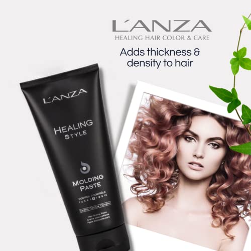 L’ANZA Healing Style Molding Hair Styling Paste with Medium Hold Effect - Nourishes and Refreshes Dry and Flaky Scalp While Styling, With Keratin
