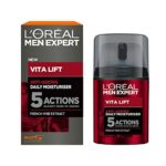 L'Oréal Men Expert Vita Lift, 5 Anti Ageing Actions, Pro-Retinol & Peppermint, Moisturiser, 50 ml