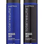 Matrix Total Results Brass Off SHAMPOO And CONDITIONER 300ml Duo Pack | For Neutralizing Brassy Tones And Enhancing Blonde Hair