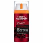 L'Oréal Men Expert Vita Lift, 5 Anti Ageing Actions, Pro-Retinol & Peppermint, Moisturiser, 100 ml