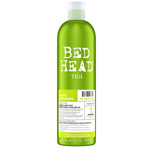 Bed Head by TIGI - Re-Energise Shampoo and Conditioner Set - Deep Cleansing And Conditioning Professional Hair Treatment - Ideal For All Hair Typ