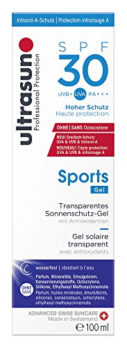 ultrasun Sports SPF 30 Transparent Sun Protection Gel, 200 ml