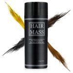 HAIR MASS | 27.5g Hair Thickening & Building Fibers for Thinning Hair | Natural Ingredients | Undetectable Fibres | Thin To Thicker Hair in Secon