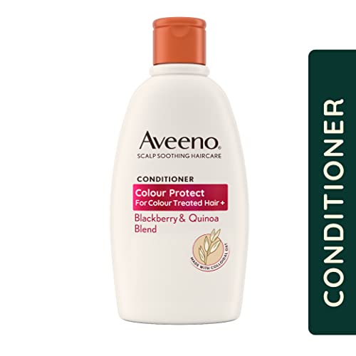 Aveeno Colour Protect Blackberry and Quinoa Scalp Soothing Conditioner for Colour Treated Hair 300ml.
