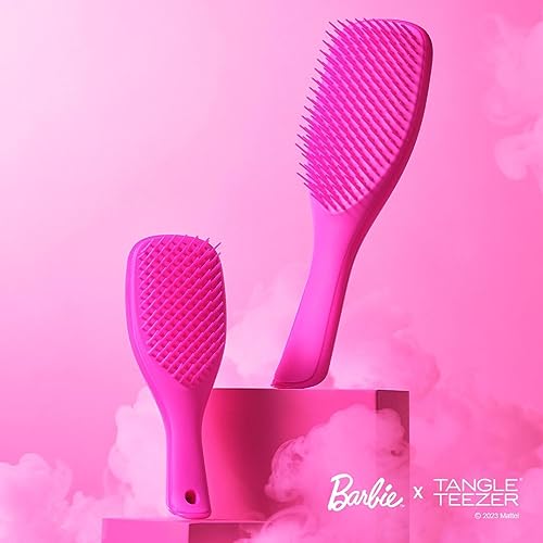 Barbie™ x Tangle Teezer | The Mini Ultimate Detangler Hairbrush for Wet & Dry Hair | Perfect for Traveling & Small Hands | Eliminates Knots & Red