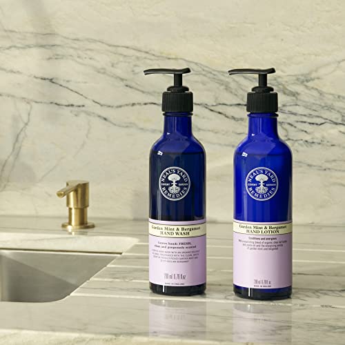 Neal’s Yard Remedies Garden Mint & Bergamot Hand Lotion – No Pump | Organic Hand Lotion with Organic Garden Mint and Bergamot Essential Oils | Ve