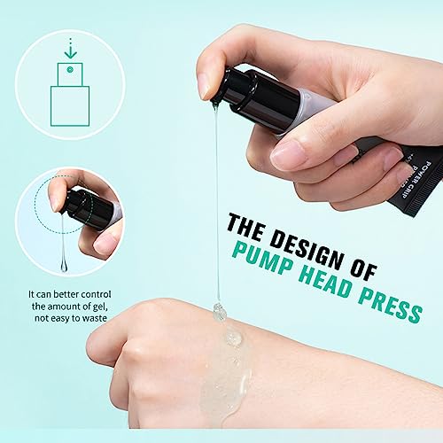 Power Grip Primer - Gel-Based Face Primer - Hydrating Primer Makeup - Brighten Glowing Face Radiance - Long Lasting Smoothing Moisturizing Makeup