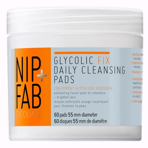 Nip + Fab Glycolic Acid Fix Face Scrub with Salicylic Acid, AHA/BHA Exfoliating Facial Cleanser Polish for Refining Pores Skin Brightening, 75 ml