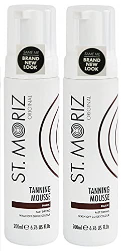 St Moriz Instant Self Tanning Mousse 2 x 200ml - Dark by St Moriz