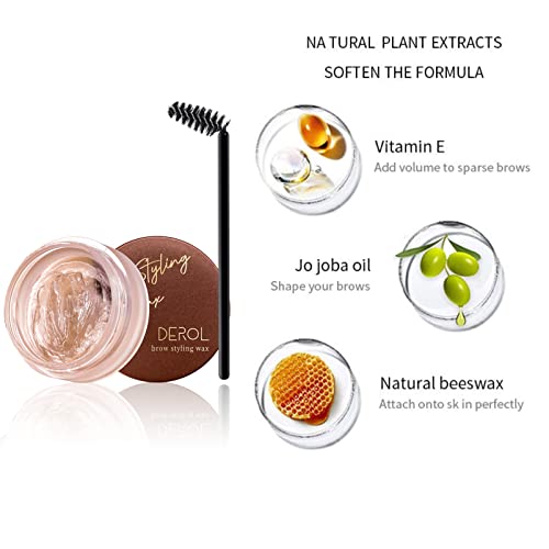 Eyebrow Soap Kit,Brows Styling Soap,Eyebrow Styling Soap Gel Brows Shaping Cream Waterproof Long Lasting Eyebrows Styling Wax Eyebrow Gel for Nat