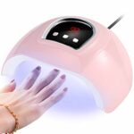 Yagosodee UV LED Nail Lamp,54W Nail Dryer for Gel Polish Auto Sensor LED Nail Dryer Lamp with 3 Timer Setting for Manicure/Pedicure, Home and Sal