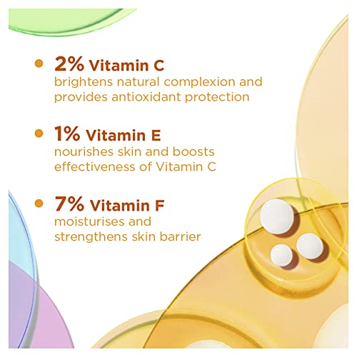 Simple 10% Vitamin C+E+F Serum Suitable for all skin types for youthful, glowing skin 30 ML