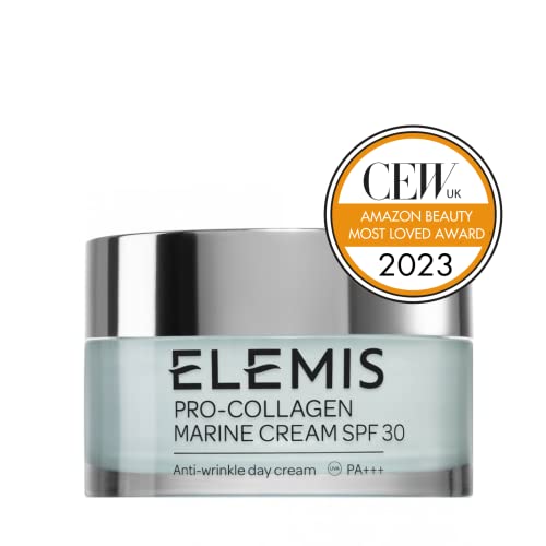 ELEMIS Pro-Collagen Marine Cream, Anti-Wrinkle Daily Face Moisturising Lotion, Hydrating Ultra-Light Gel-Cream Day Moisturiser Leaves Skin Smooth