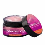 Tanning Gel, Hydrating Post Sun Repair Brown Dark Accelerator Sunbed Gel for Summer Beach (Peach Scent)