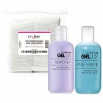 Salon Systems Gellux Profile Ultra Violet Gel Systems Prep Plus Wipe/Remover Acetone 250 ml/Lint Free Nail Wipes