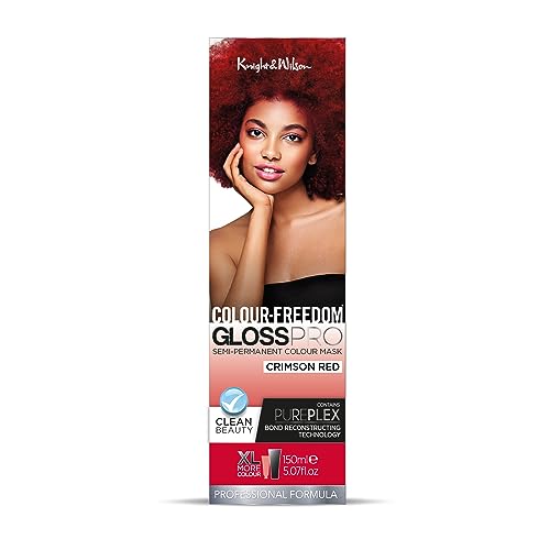 Colour-Freedom Gloss Pro 150ml Mystic Purple Semi-Permanent Hair Colour - Ultra-Vibrant Vegan Colour Mask with PurePlex | Ammonia Free Colour Las
