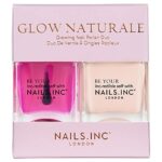Nails.INC Glow Naturale Glowing Nail Polish Duo, 2 x 14ml