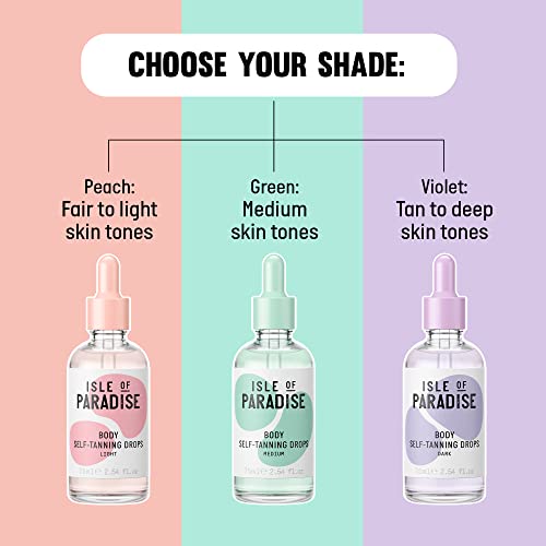 Isle of Paradise Self-Tanning Body Drops Medium 75ml