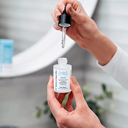 Skincyclopedia 10% Hyaluronic Acid Serum with Vitamin C, B5 and Retinol - Face Moisturiser for Dry,Combination, Acne Prone and Oily Skin - Antiox