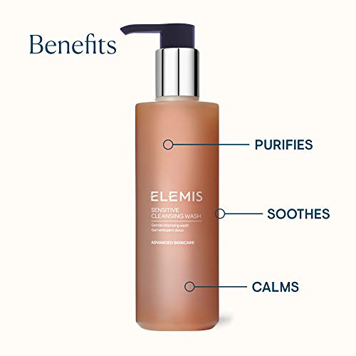 ELEMIS Sensitive Cleansing Facial Wash, Gentle Face Cleanser to Purify, Soothe and Calm, Refreshing Gel Facial Cleanser for Sensitive and Dry Ski