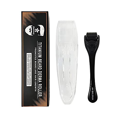 Beard Growth Roller/Derma Roller for Men/Microneedle Roller /540 0.5MM Titanium Needles (0.5mm)