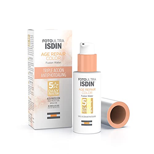 ISDIN FotoUltra Age Repair FW SPF 50 50ml | Daily facial sun cream | Triple anti-ageing action