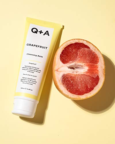 Q+A Grapefruit Cleansing Balm, Makeup Remover 125ml / 4.4fl Oz