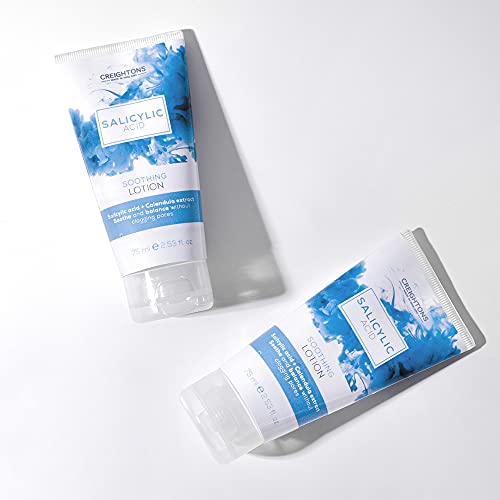 Creightons Salicylic Acid Soothing Lotion (75ml) - With salicylic acid & calendula, a moisturising, lightweight lotion to help soothe and care fo
