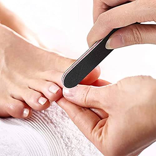 15pcs Nail Files 100/180 grit,Double-Sided Emery Board Professional Nail Styling Tools Nail Trimming Grinding Polishing Shining Fingernail Files