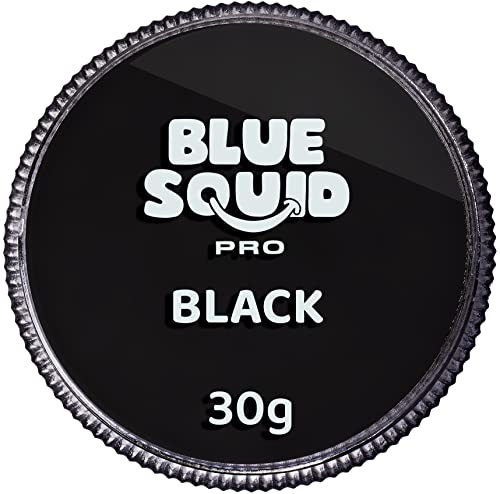 Blue Squid PRO Face Paint - Classic White (30gm), Professional Water Based Single Cake Face & Body Paint Makeup Supplies for Adults Kids Hallowee