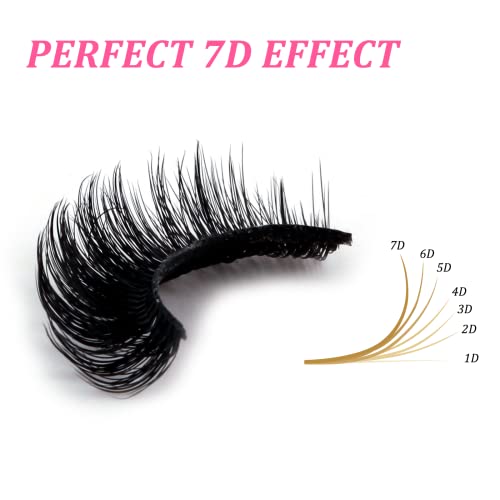False Eyelashes Russian Strip Lashes 10 Pairs Reusable Natural Look 7D Faux Mink Lashes Fluffy Volume Wispy Fake Eyelashes Handmade Thick Soft Lo