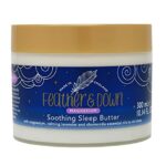 Feather & Down Magnesium Soothing Sleep Butter (300ml) - With magnesium, calming lavender & chamomile essential oils to aid sleep. Vegan Friendly