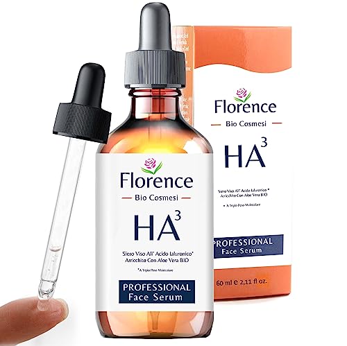 Big 2.11. Organic Triple Hyaluronic Acid Serum for Face. Vitamin C Serum Anti-Aging Vegan for Brightening Plump and Smooth Complexion. Hydrating