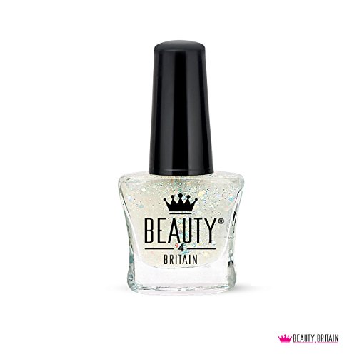 Beauty4Britain 24 x Glitter Nail Polish Set 24 Distinctive Shades 5 ML Contrasting Black Caps UK Seller
