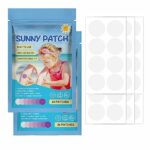 UV Detection Stickers, 48 UV Stickers Sunscreen Reapply Reminder Sunny Patch Stickers,Sun Cream Stickers To Reapply Sunscreen Dots for Kids & Adu