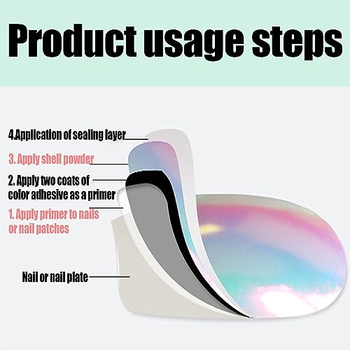 Chrome Nail Powder Pearl Nail Powder Nail Powder Pearl Chrome Nail Powder for Nail Art Decoration Nail Chrome Powders Nail Shimmer Powder Nail Po