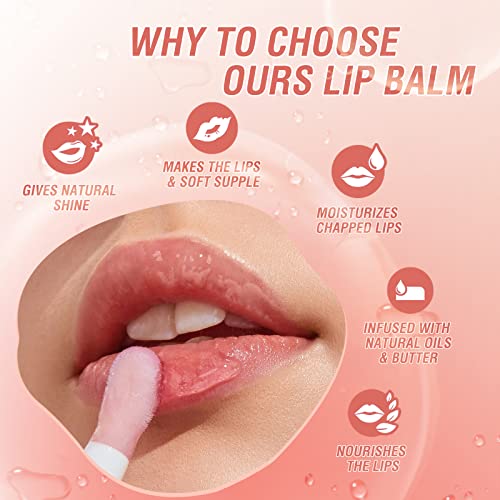LANGMANNI No-Sticky Lip Gloss/Balm Lip Care,Fruit Flavoured Lip Oil For Dry Lip's Moisturizing Hydrating And Nourishing (Strawberry)