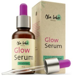 𝗪𝗜𝗡𝗡𝗘𝗥 𝟮𝟬𝟮𝟯* Glow Vitamin C Serum for Face, Anti Aging Serum with Hyaluronic Acid and Niacinamide, Collagen Boosting Skin Care for Women and Help